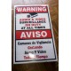 18x11.75" Security Signs