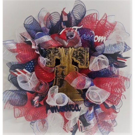 Liberty Bell Patriotic wreath